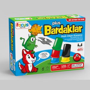 Süper Bardaklar Renkli Bardak Eşleştirme Kutu Oyunu